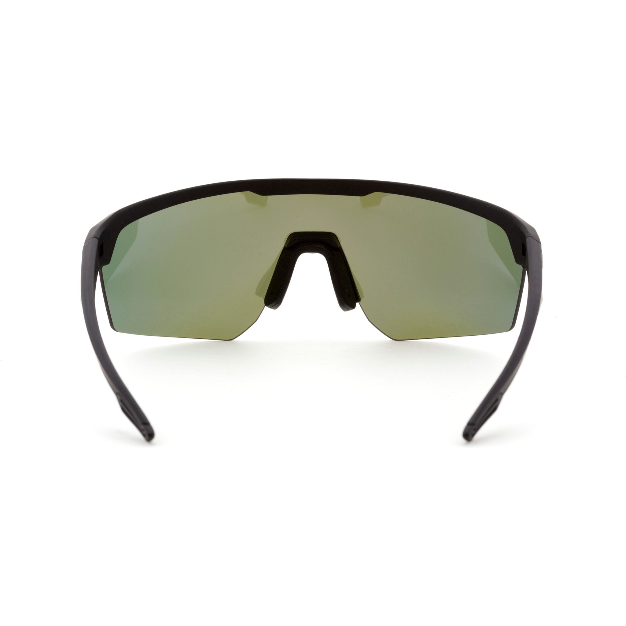 Gafas de ciclismo OCEAN ROAD - Negro mate / Revo roja