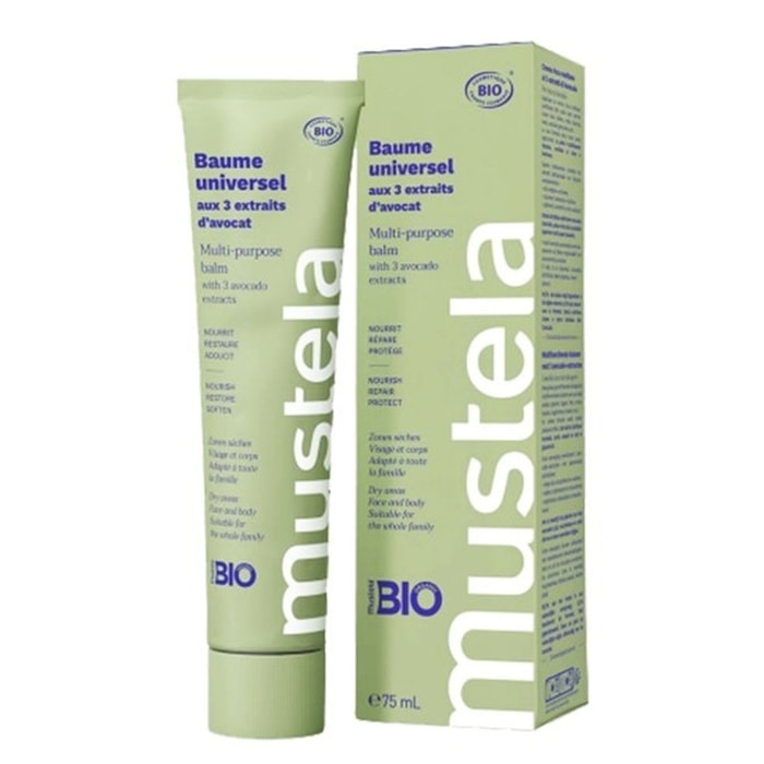 Baume Universel Bio - Aux 3 extraits d'Avocat 75 ml