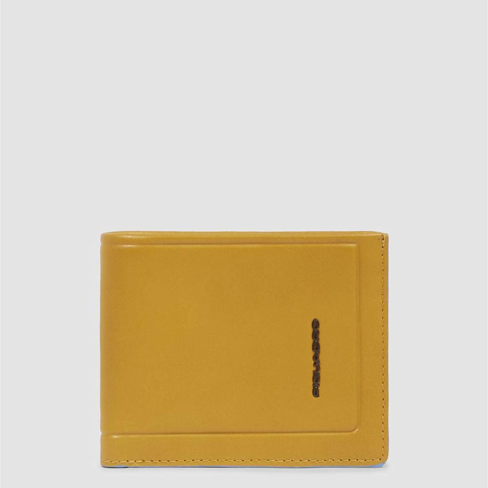 Piquadro Portafogli in pelle con volantino porta documenti, porta carte di credito e protezione RFID