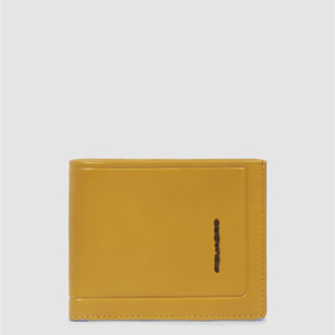 Piquadro Portafogli in pelle con volantino porta documenti, porta carte di credito e protezione RFID