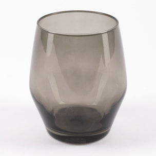 Set de 4 vasos de agua de 370ml en cristal Scalpers Home