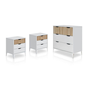 Dormitorio Nitza On Blanco Artik (Blanco Mate) - Natur