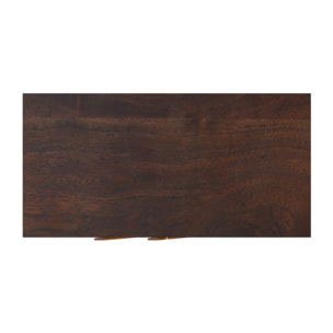 Commode 2 portes en bois d'acacia et bois recyclé - Krabi