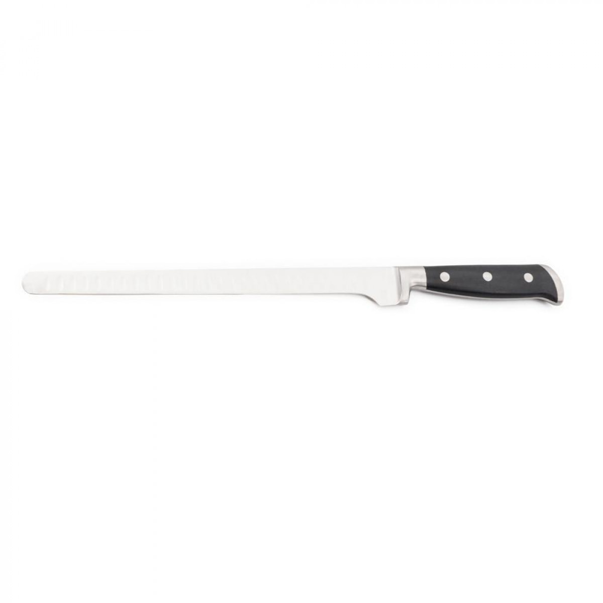 Couteau à saumon jambon noir 38,5cm - "classique"