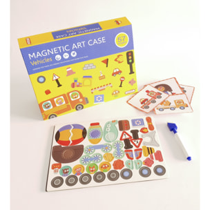 PUZLE MAGNETICO DE 57 PIEZAS - VEHICULOS