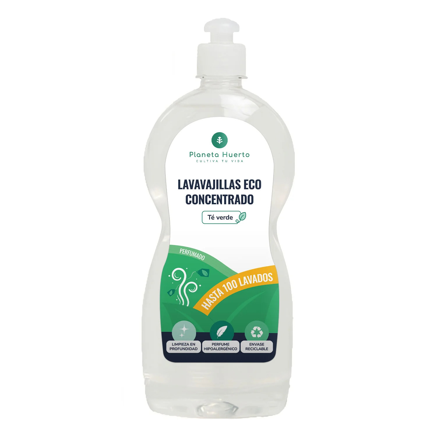 Lavavajillas Manual Té Verde ECO  Planeta Huerto 750ml