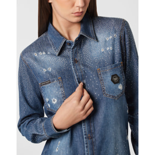 PHILIPP PLEIN Camisa vaquera