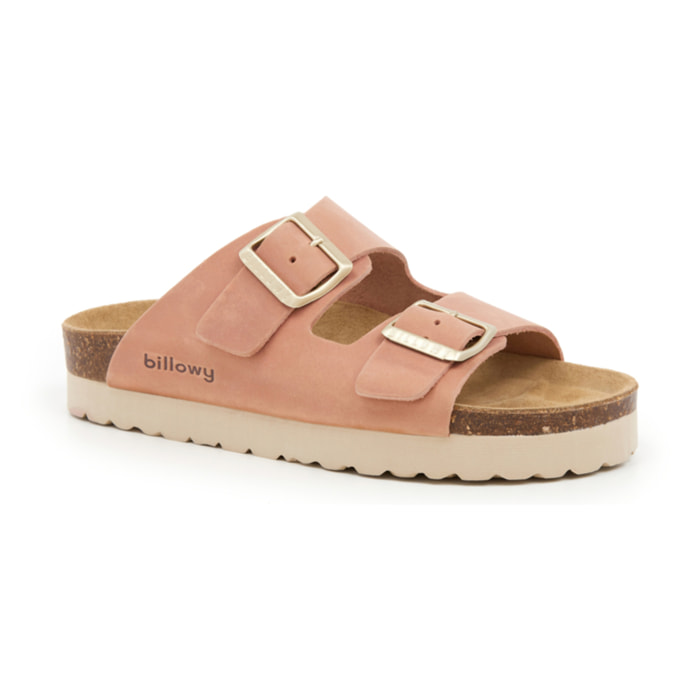 SANDALO CON ZEPPA BILLOWY ROSA