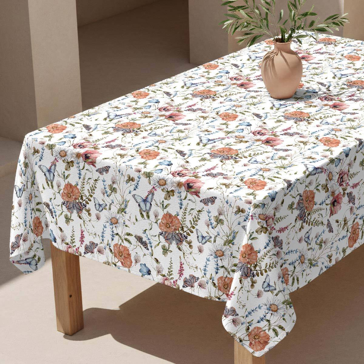 Mantel antimanchas Eugenie - 100% algodón -