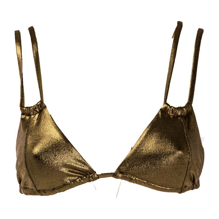 TRUSSARDI reggiseno triangolo mare donna gold lux