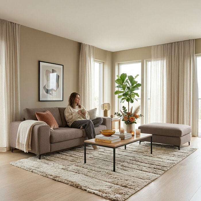 Pouf Fiesole Tissu