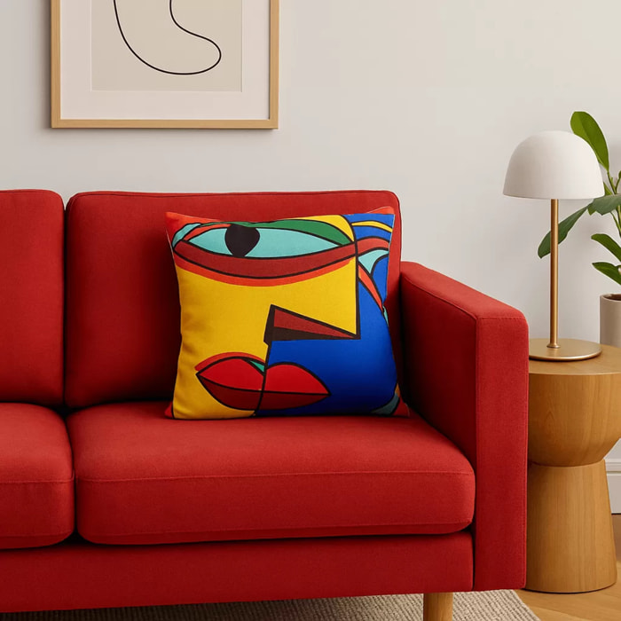 Coussin Faccia Arte droite Kare Design