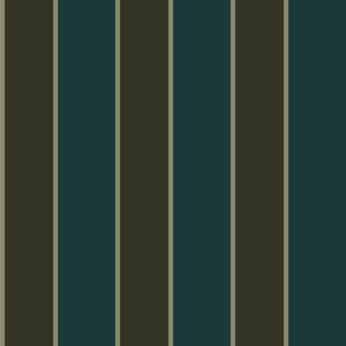 Papier peint rayures vert olive Intissé