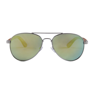 Gafas de Sol Feler 1705M-3 - GOLD Polarizadas de Madera Unisex 54 mm