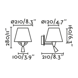 SUMBA Lampe applique noire/rotin avec lecteur