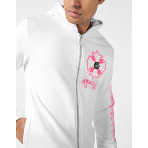 PHILIPP PLEIN Hoodie Sweatjacket CHROME