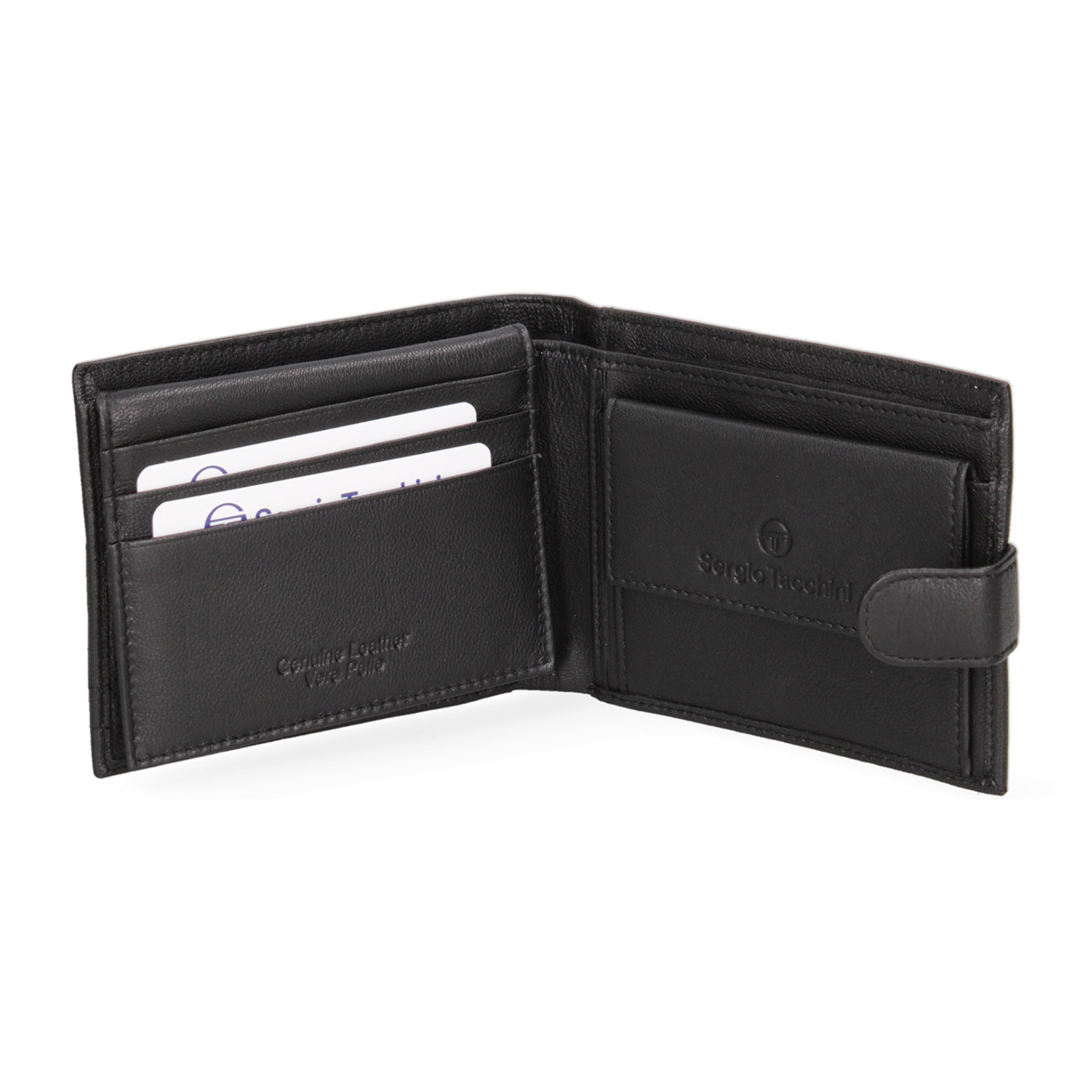 Portafoglio  da uomo In Vera pelle Made in Italy 12x9,5x2 cm