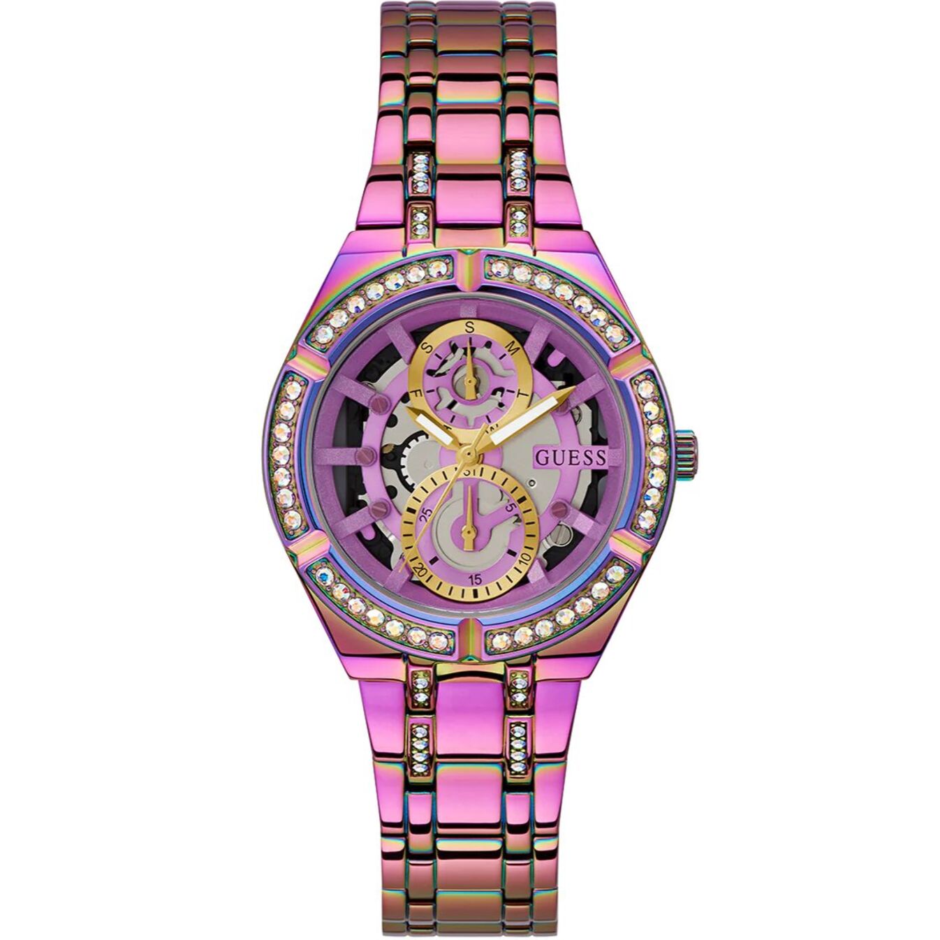 Reloj Guess GW0604L4 Mujer Analogico Cuarzo con Correa de Acero inoxidable