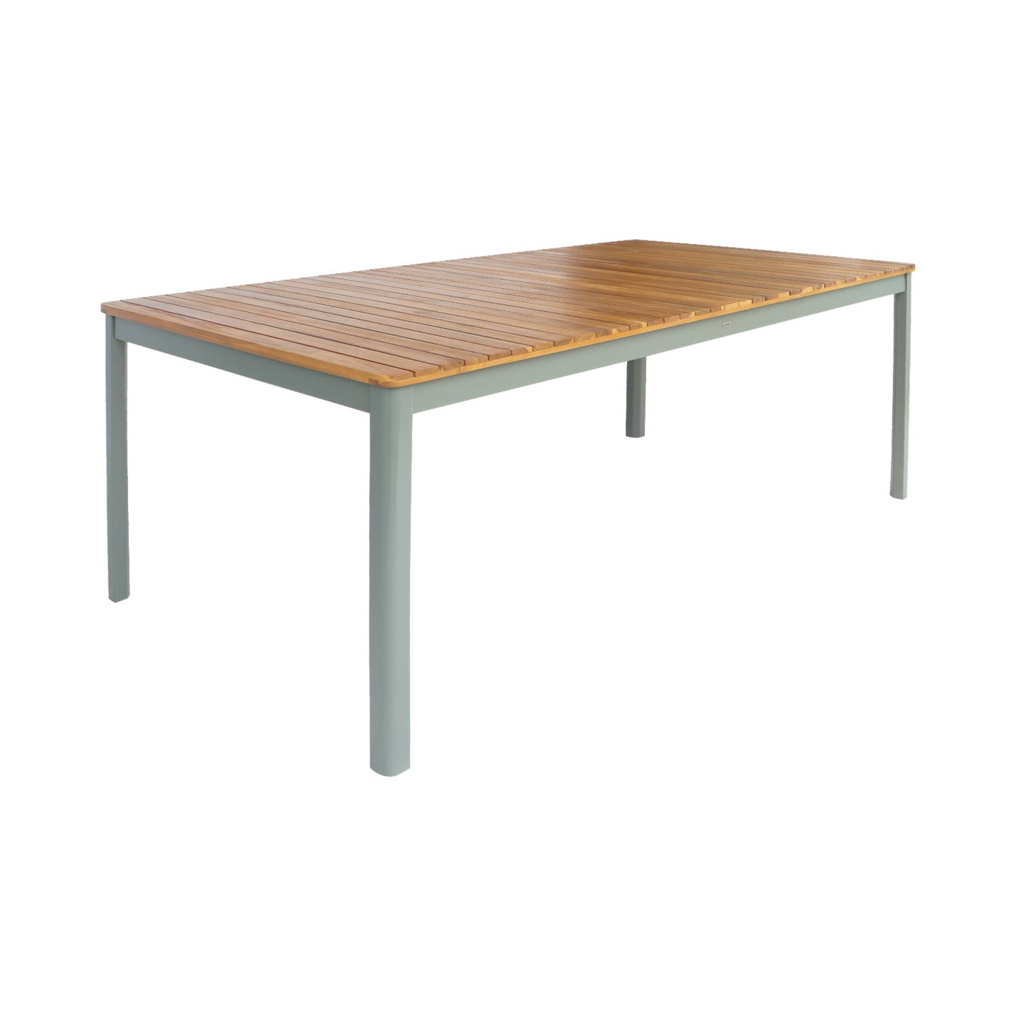 Table de jardin bois d'acacia + 10 assises CALENA + SENORA
