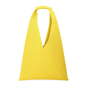 Borsa a spalla donna gialla in tessuto