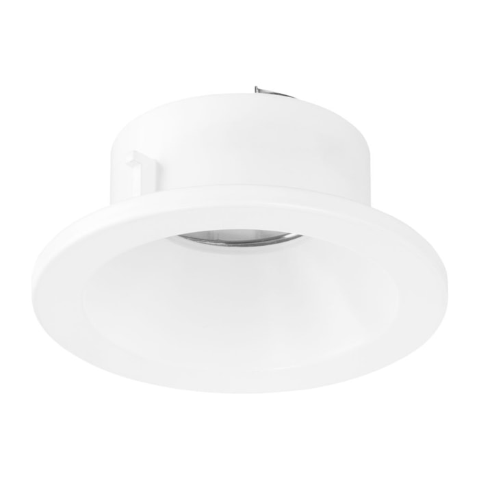 Forlight Ter - Downlight Empotrable de Techo de 90mm de Diámetro para Bombilla GU10 en Color Blanco