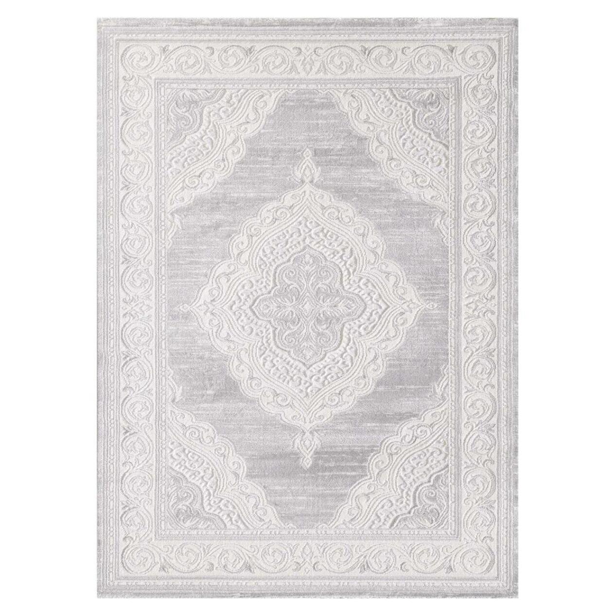 Tapis doux et souyeux tissé en relief FASULIN