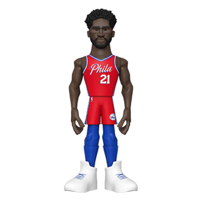 Nba: Sixers Vinile Gold Figures 13 Cm Joel Embiid (ce'21) Funko