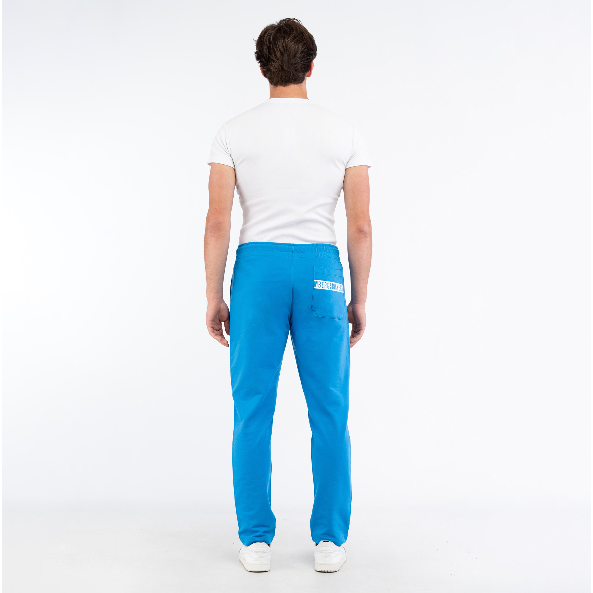 BIKKEMBERGS pantalone uomo mediterranian blue