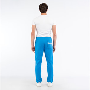 BIKKEMBERGS pantalone uomo mediterranian blue