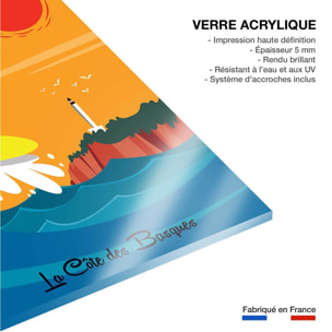 Tableau surf à biarritz Tableau plexiglas