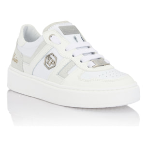 PHILIPP PLEIN Mix Materials Low-Top Sneakers