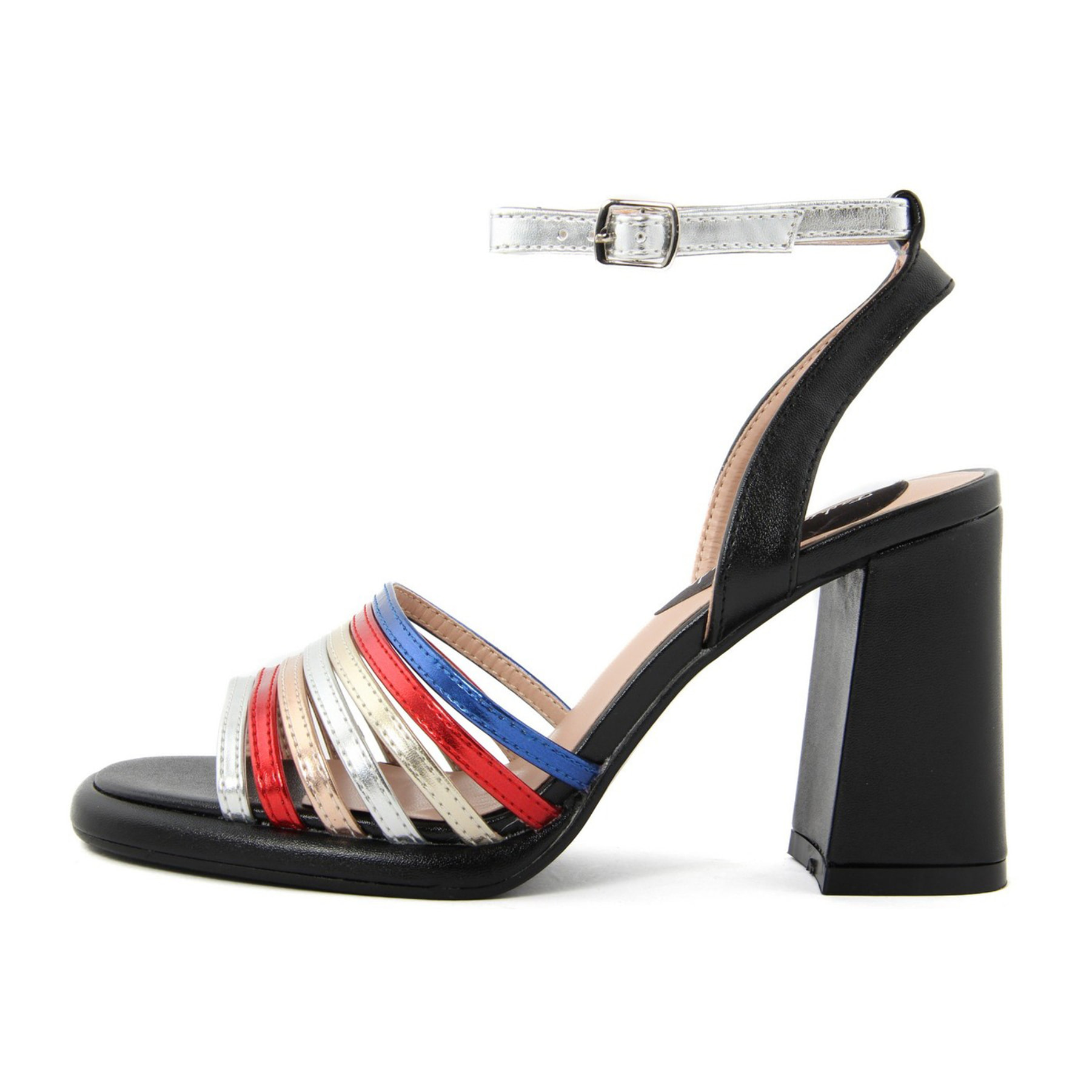 Sandali Donna colore Nero-Altezza tacco:9,5cm