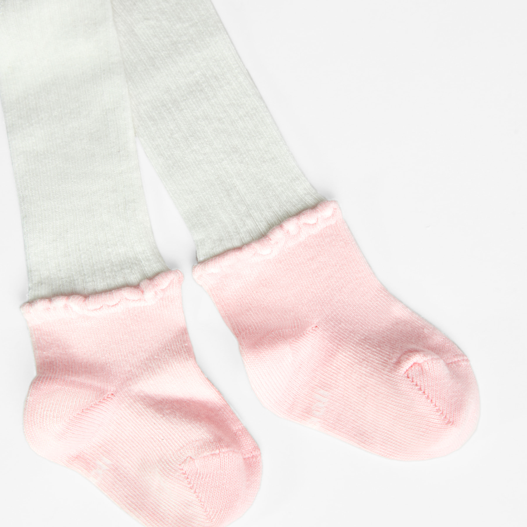 Leotardo con calcetín de bebé -BCI