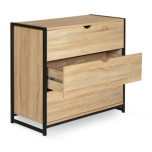 Commode Memphis 3 tiroirs