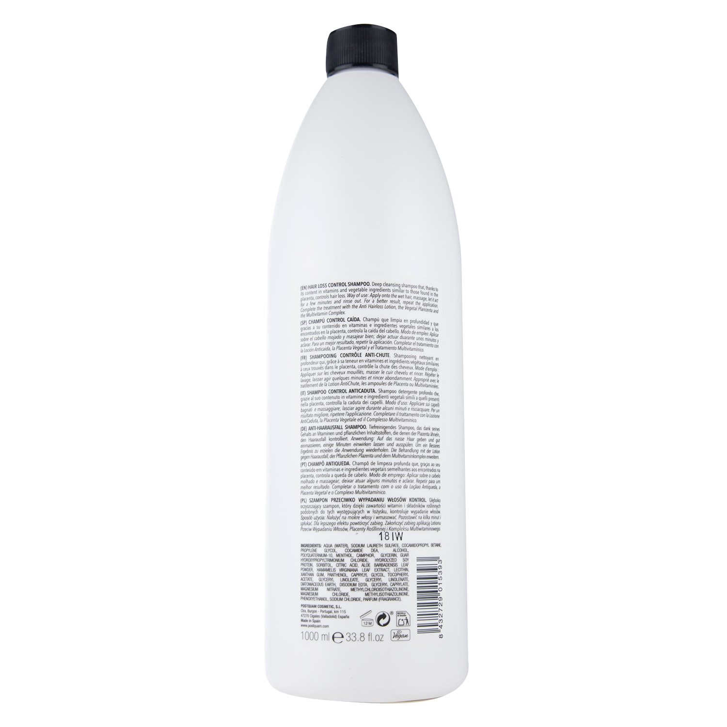 Shampoo Anticaduta 1000 Ml.