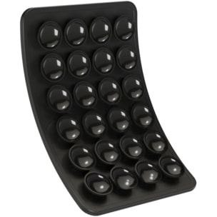 Support smartphone BBC x3 double-face ventousé noir/rose/gris