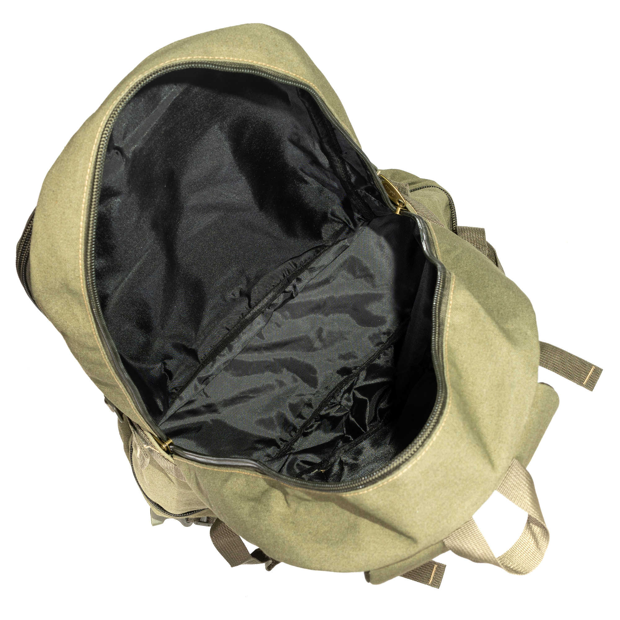 Zaino tattico in nylon cordura 56x40 cm ultra resistente estensibile multiscomparto imbottito con chiusura in vita