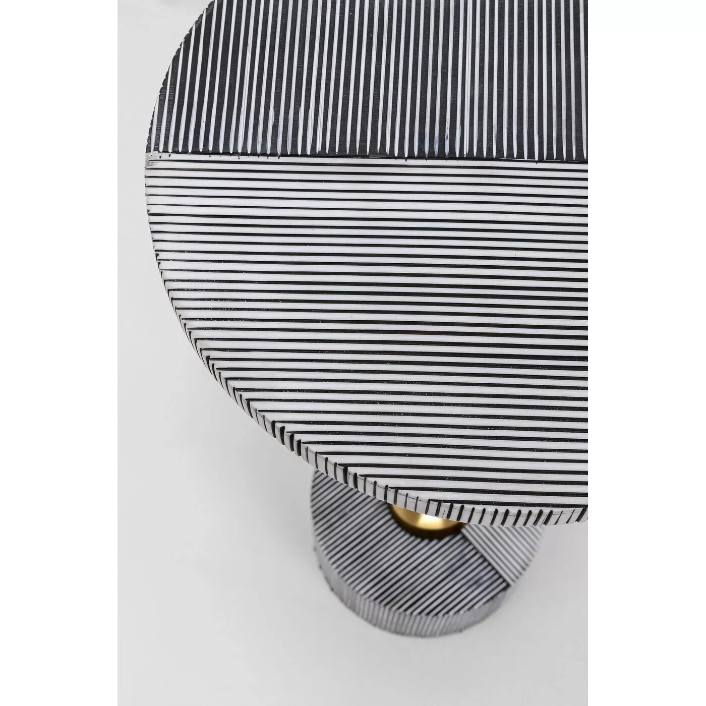 Table d'appoint Domero Double 25cm dorée Kare Design