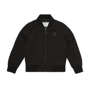 PHILIPP PLEIN Leather Bomber MONOGRAM