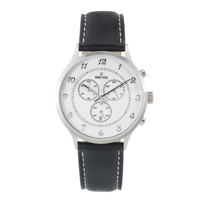 Reloj Kronos 783.35.19 Hombre Analogico Cuarzo con Correa de Piel
