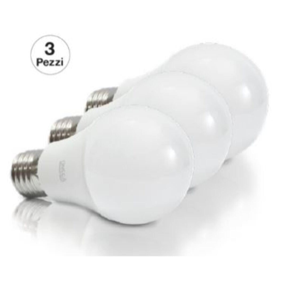 OMEGA Set 3 Pezzi Goccia A80 18W LED