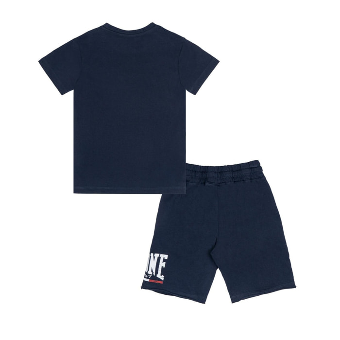 Conjunto infantil con camiseta y pantalón corto de algodón Leone Original