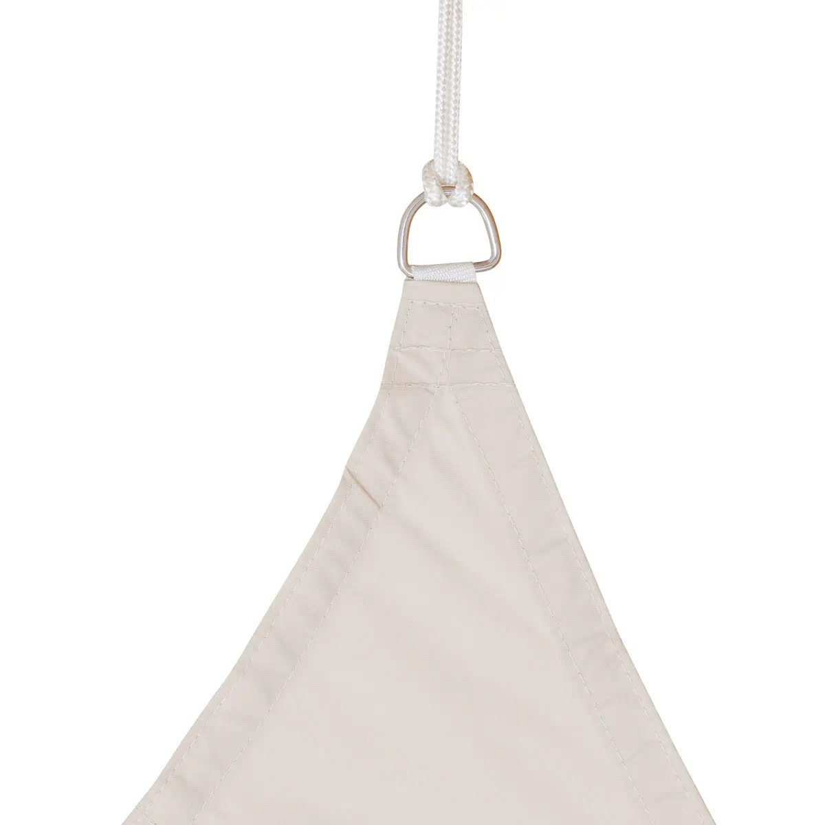 Voile d'ombrage rectangulaire "Curacao" blé 4 x 3m en polyester