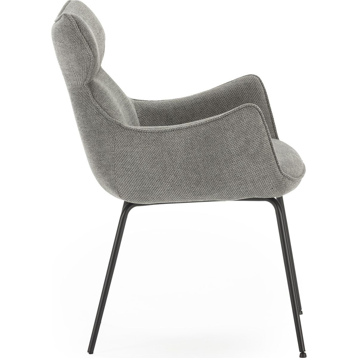 Lot de 2 fauteuils de table en tissu - ICONIC