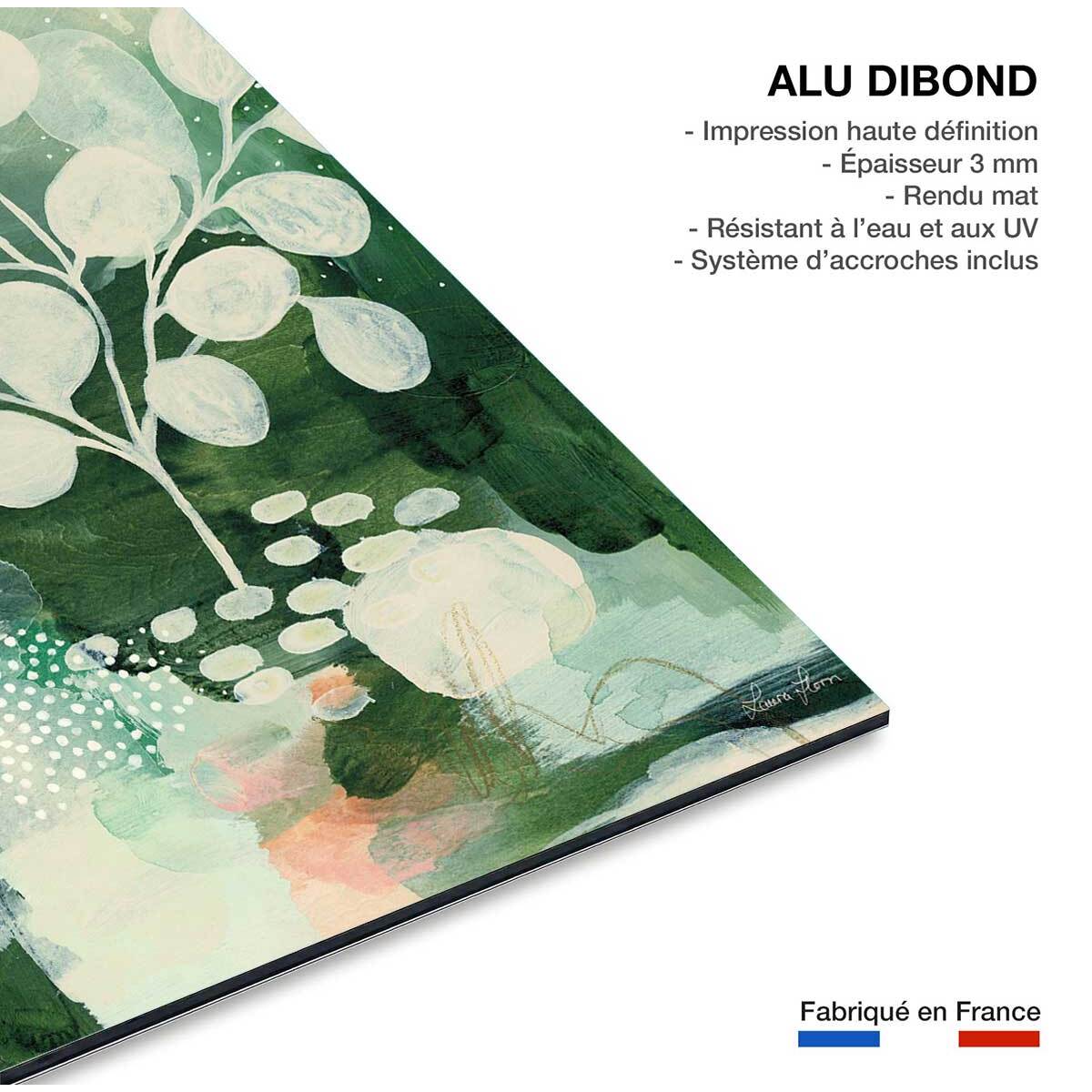 Tableau de fleurs histoire de la nature  Tableau alu Dibond