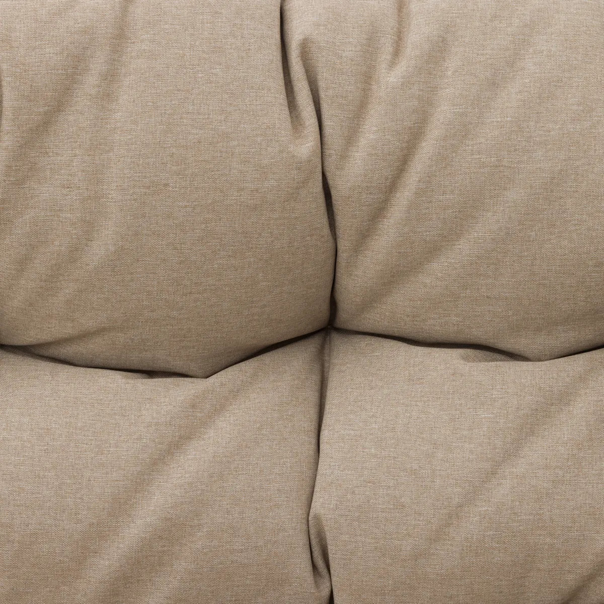 Canapé de jardin "Meloane" beige 2 places en acier polyester