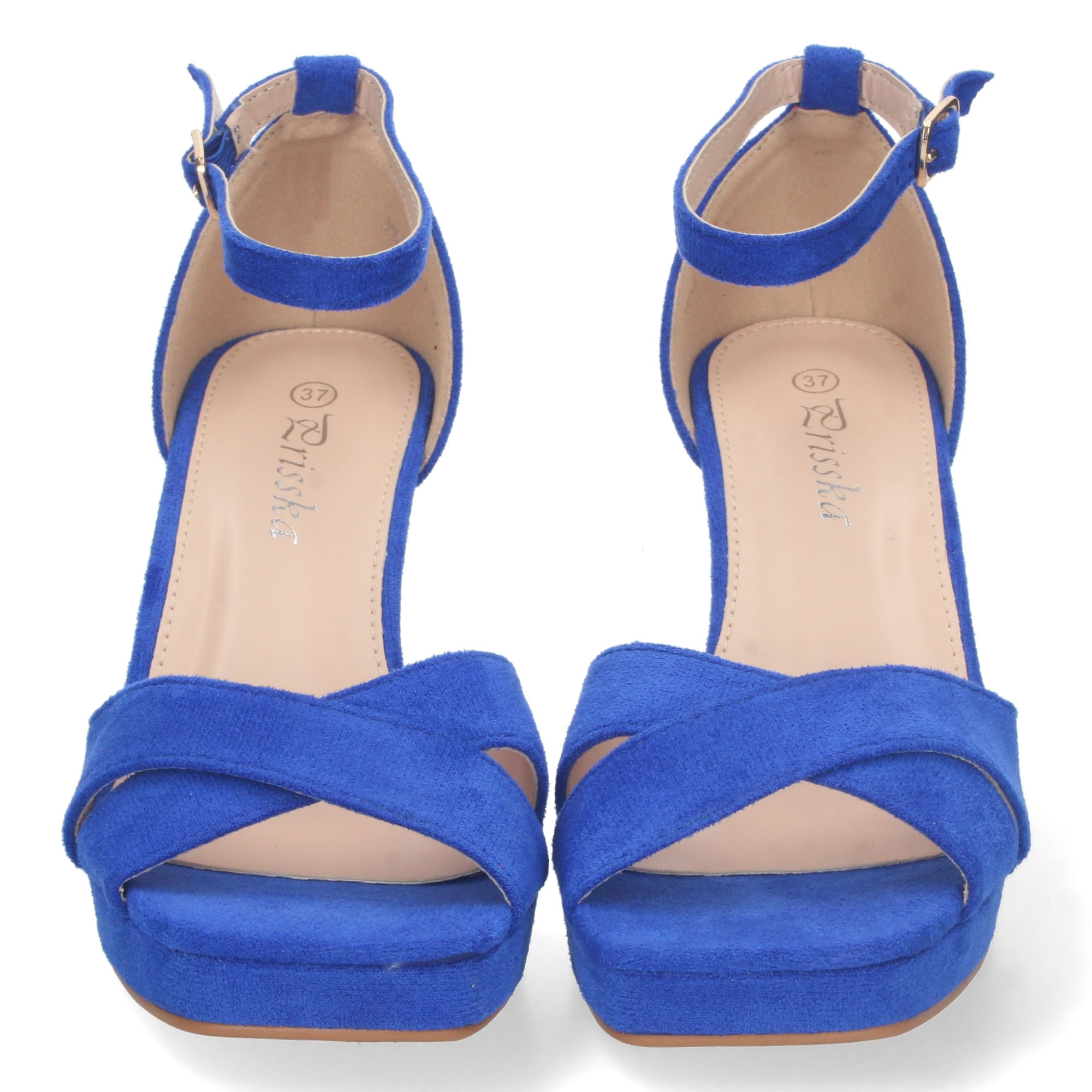 Sandalia de Tacon con Palas Cruzadas