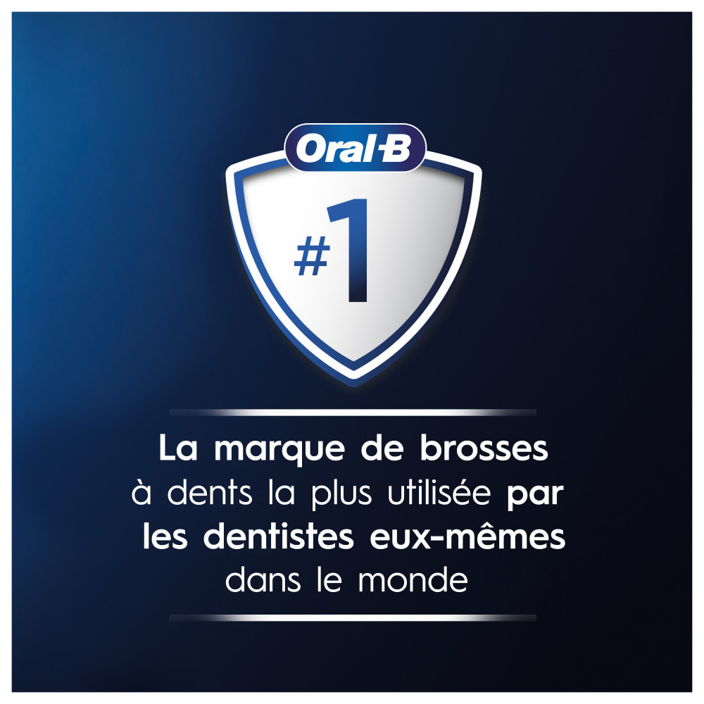 Oral-B iO 3S - Rose - Brosse À Dents Électrique + 6 brossettes iO ultimate clean blanc