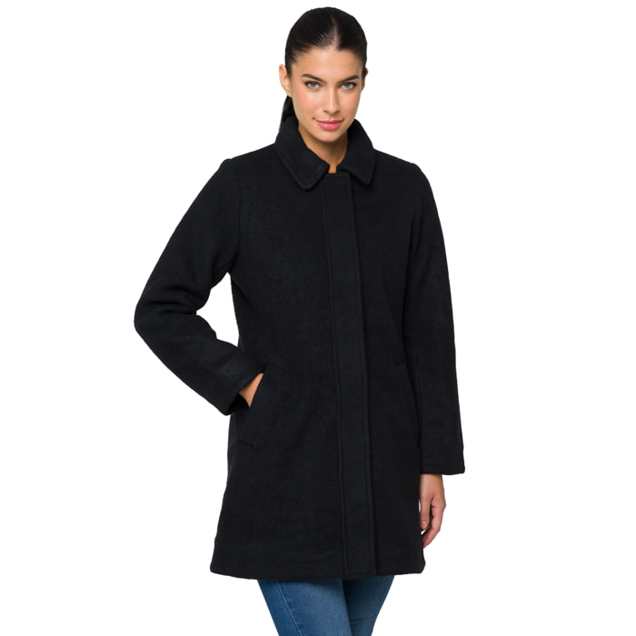Cappotto Hot Buttered termico Akita nero