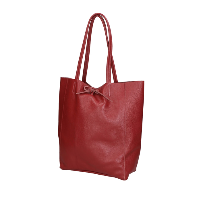 Borsa a mano da Donna Valentina in Vera Pelle Made in Italy 37x40x12,5 cm